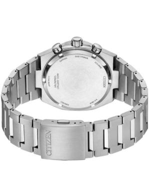 Mężczyźni sportowy Japonia bateria słoneczna analogowe Zegarek CITIZEN CA4610-85M Niebieska Wybierz 42.5mm image 3