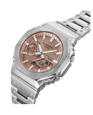 Men Sports Functional Diver Japan Eco-Drive Digital Watch Timer CASIO GM-B2100AD-5AER Braun Dial image 2