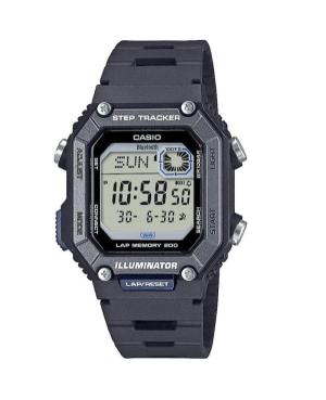 Men Sports Japan Quartz Digital Watch Timer CASIO WS-B1000-1AVEF Silver color Dial image 1