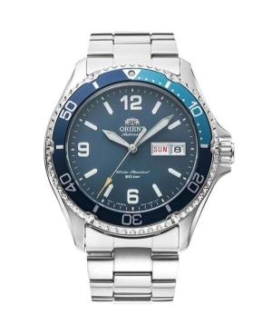 Vyriškas Klasikinis Diver Japoniškas Kvarcinis - elektroninis, Solar Rodyklinis Watch ORIENT RA-AA0818L39B Mėlyna Dial 41.8mm