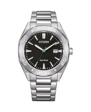 Men Classic Japan Eco-Drive Analog Watch CITIZEN BM7631-52E Black Dial 41mm