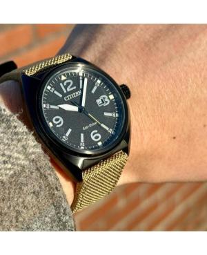 Men Sports Japan Eco-Drive Analog Watch CITIZEN AW1575-08E Černá Dial 40mm