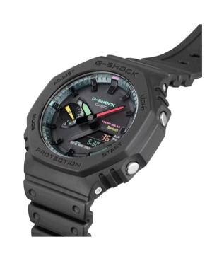 Men Sports Functional Diver Japan Eco-Drive Digital Watch Timer CASIO GA-B2100MF-1AER G-Shock Multicolor Dial 45mm image 6