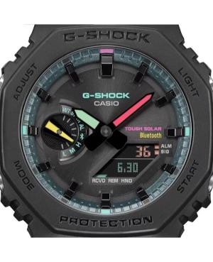 Men Sports Functional Diver Japan Eco-Drive Digital Watch Timer CASIO GA-B2100MF-1AER G-Shock Multicolor Dial 45mm image 7