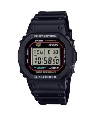 Men Sports Diver Japan Quartz Digital Watch Timer CASIO DW-5600RL-1ER G-Shock Silver color Dial 42mm