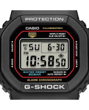 Men Sports Diver Japan Quartz Digital Watch Timer CASIO DW-5600RL-1ER G-Shock Silver color Dial 42mm image 5