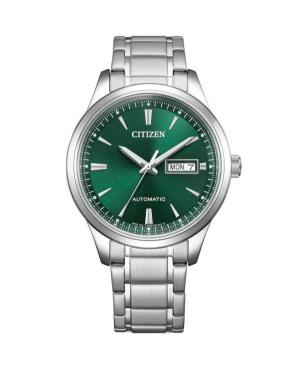 Vyriškas Klasikinis Japoniškas Kvarcinis - elektroninis, Solar Rodyklinis Watch CITIZEN NY4058-79XE Žalia Dial 40mm