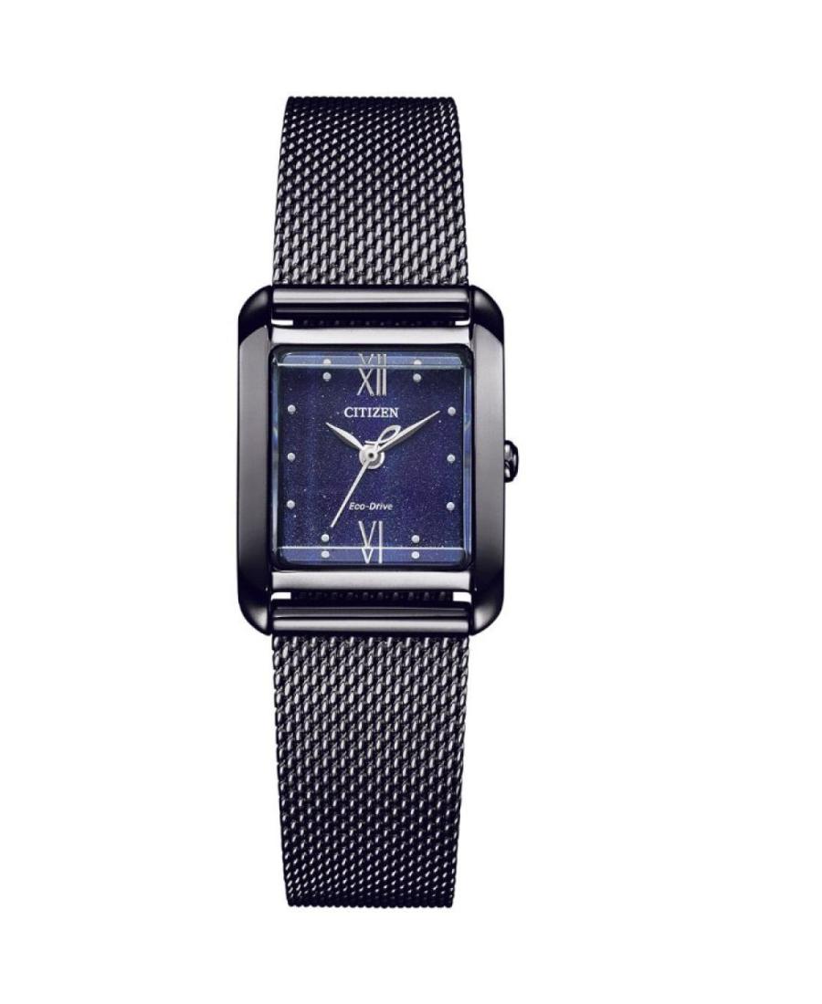 Women Klasické Japan Eco-Drive Analog Watch CITIZEN EW5597-63L Modrá Dial 21.5mm