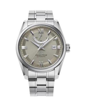 Vyriškas Klasikinis Japoniškas Kvarcinis - elektroninis, Solar Rodyklinis Watch ORIENT STAR RE-AU0110N00B Silver color Dial 39.3