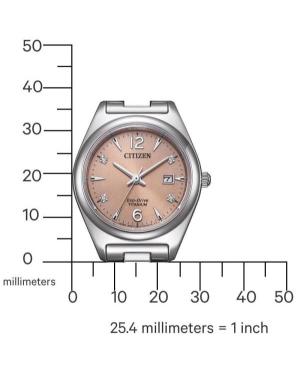 Women Classic Japan Eco-Drive Analog Watch CITIZEN EW2601-81Z Pink Dial 29mm image 5