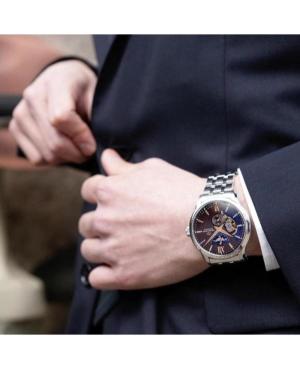 Men Klasické Luxury Japan Automatic Analog Watch Skeleton ORIENT STAR RE-AV0B02Y00B Hnědá Dial 41mm
