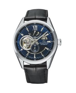 Men Klasické Luxury Japan Automatic Analog Watch Skeleton ORIENT STAR RE-AV0005L00B Modrá Dial 41mm