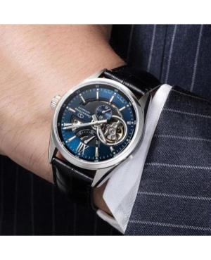 Men Klasické Luxury Japan Automatic Analog Watch Skeleton ORIENT STAR RE-AV0005L00B Modrá Dial 41mm image 1