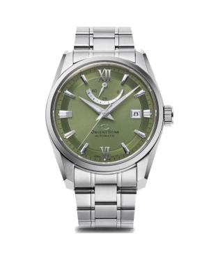 Men Klasické Japan Automatic Analog Watch ORIENT STAR RE-AU0107E00B Zelená Dial 39.3mm