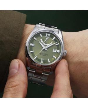 Vyriškas Klasikinis Japoniškas Kvarcinis - elektroninis, Solar Rodyklinis Watch ORIENT STAR RE-AU0107E00B Žalia Dial image 2