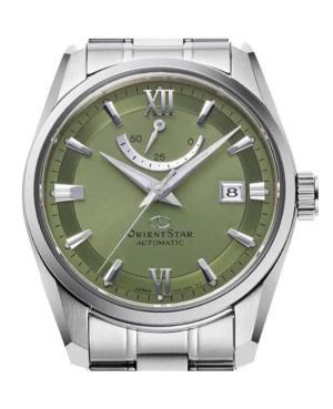 Vyriškas Klasikinis Japoniškas Kvarcinis - elektroninis, Solar Rodyklinis Watch ORIENT STAR RE-AU0107E00B Žalia Dial image 6
