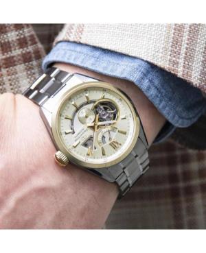 Men Classic Luxury Japan Automatic Analog Watch Skeleton ORIENT STAR RE-AV0124G00B Brown Dial 41mm image 1