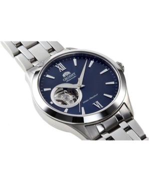 Men Classic Japan Automatic Analog Watch Skeleton ORIENT TAG03001D0 Blue Dial image 4
