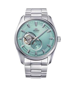 Men Klasické Japan Automatic Analog Watch Skeleton ORIENT RA-AR0009L30B Modrá Dial 41mm