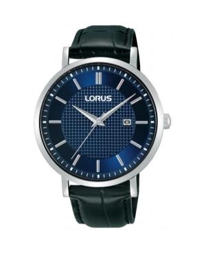 Men Klassisch Japan Quartz Analog Watch LORUS RH959RX-9 Blau Dial 42mm