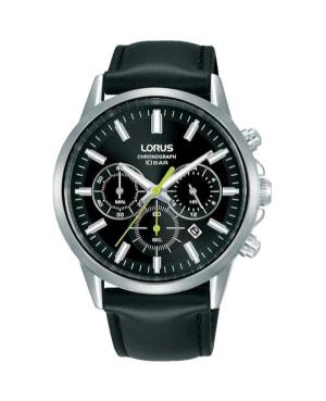 Mężczyźni sportowy klasyczny Japonia kwarcowy analogowe Zegarek Chronograf LORUS RT379KX-9 Czarny Wybierz 42mm