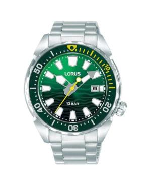 Men Klassisch Sports Japan Quartz Analog Watch LORUS RH949RX-9 Grün Dial 41mm