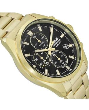 Mężczyźni klasyczny Japonia kwarcowy analogowe Zegarek Chronograf LORUS RM388JX-9 Czarny Wybierz 42mm image 4