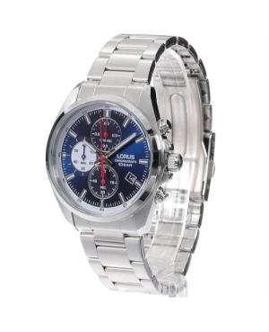 Men Klassisch Japan Quartz Analog Watch Chronograph LORUS RM383JX-9 Blau Dial 42mm image 4