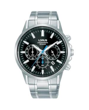 Mężczyźni klasyczny sportowy Japonia kwarcowy analogowe Zegarek Chronograf LORUS RT371KX-9 Czarny Wybierz 42mm