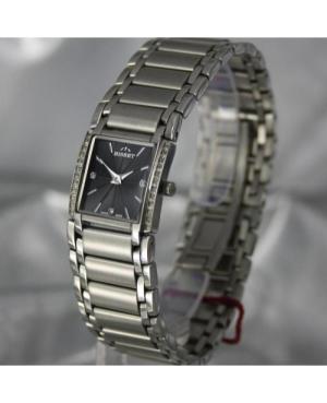 Женские Классические Швейцарские Кварцевые Часы BISSET BS25C60LSBK Черный Циферблат 21mm