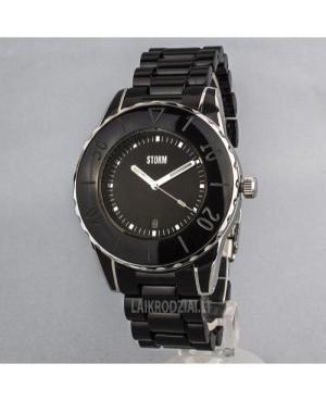Women Quartz Analog Watch STORM New Vesta Black Schwarz Dial 42mm