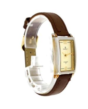 Moteriškas Klasikinis Kvarcinis Rodyklinis Watch PERFECT PRF-K07-013 Gold color Dial 20mm image 2