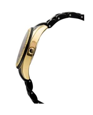 Women Fashion Japan Quartz Analog Watch Q&Q GQ13J002Y Black Dial 35mm image 3