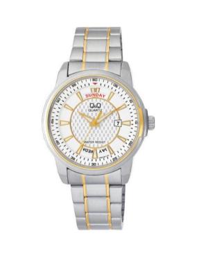 Men Classic Japan Quartz Analog Watch Q&Q A184J401Y White Dial 40mm