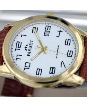 Men Klasické Swiss Quartz Analog Watch BISSET BSCC98GAWX03BX Bílá Dial 43mm image 1
