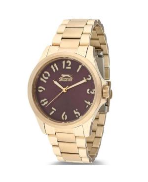Women Klassisch Fashion Quartz Analog Watch SLAZENGER SL.9.1237.3.01 Violet Dial 38mm