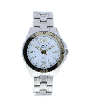 Men Classic Quartz Analog Watch OMAX 00DBA667P003 White Dial 42mm