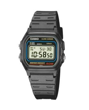 Men Sports Japan Quartz Digital Watch Alarm CASIO W-59-1VQES Silver color Dial 34mm