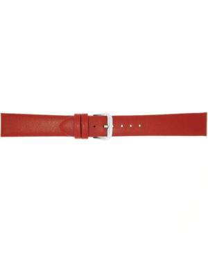 Watch Strap CONDOR Calf Leather Strap 241R.06.20.W Red Raudona 20 mm