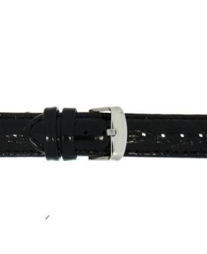 Watch Strap OSIN PA34C.01.18.W Black Schwarz 18 mm image 3