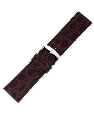 Watch Strap OSIN PA35C.04.24.W Brown Red 24 mm
