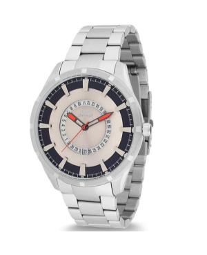 Vyriškas Klasikinis Kvarcinis Rodyklinis Watch SLAZENGER SL.9.1265.1.03 Silver color Dial 7mm