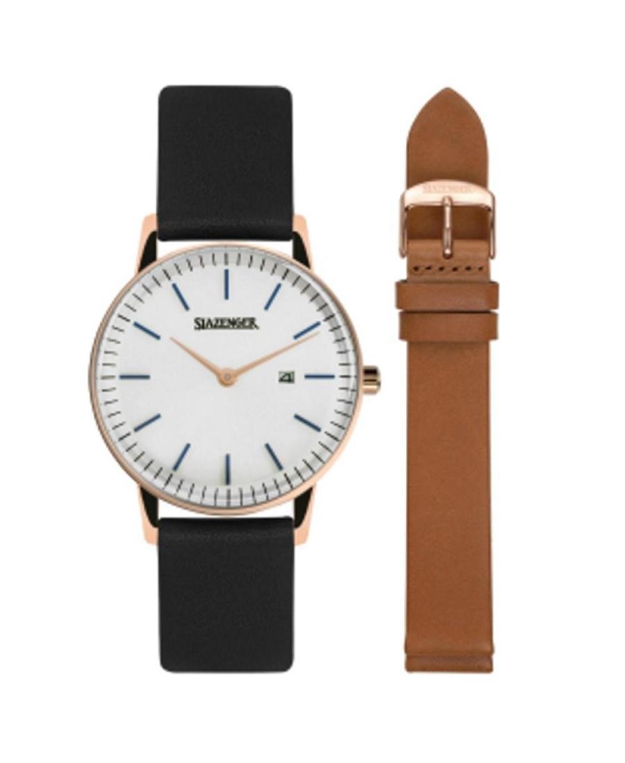 Women Klasické Quartz Analog Watch SLAZENGER SL.9.1978.3.01 Silver Dial