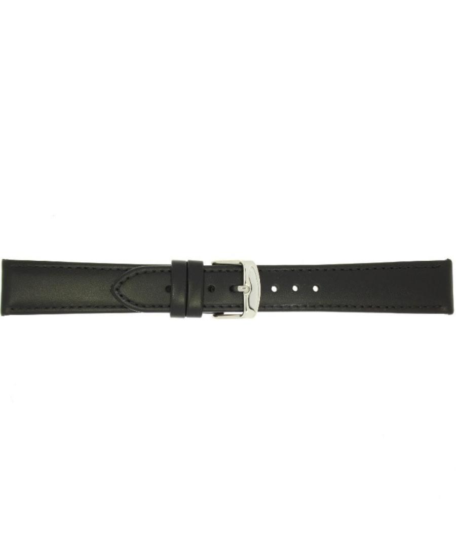Watch Strap CONDOR Calf 283R.01.24.W Skóra czarny Skórzany Czarny 24 mm