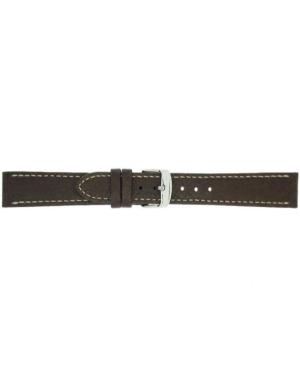 Watch Strap CONDOR Buffalo Grain 307R.02.24.W Skóra Skórzany Brązowy 24 mm