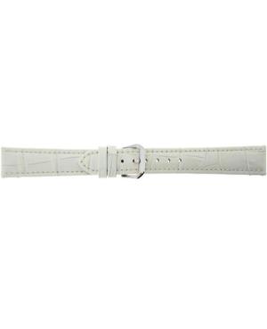 Watch Strap CONDOR Alligator Grain 305R.09.24.W White 24 mm