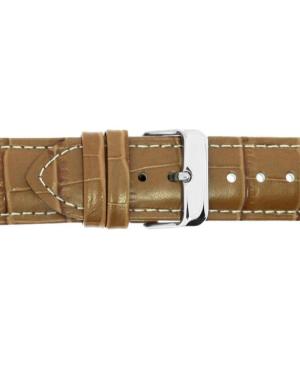 Watch Strap CONDOR Croco Grain 285R.27.24.W Brown Braun 24 mm image 2