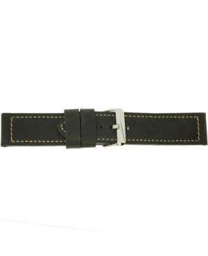 Watch Strap CONDOR Heavy Cut Edge Strap 645R.01.26.W Black 26 mm
