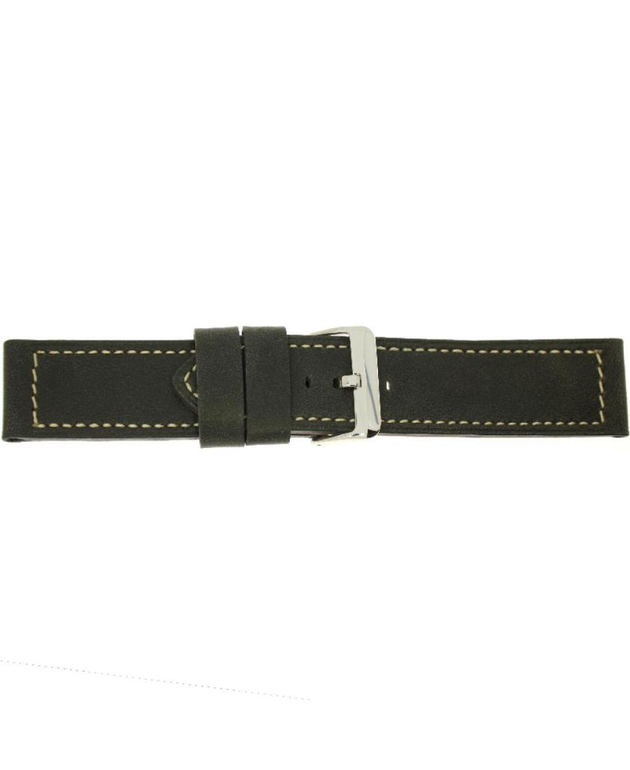 Watch Strap CONDOR Heavy Cut Edge Strap 645R.01.26.W Black 26 mm