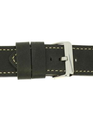 Watch Strap CONDOR Heavy Cut Edge Strap 645R.01.26.W Black 26 mm image 2